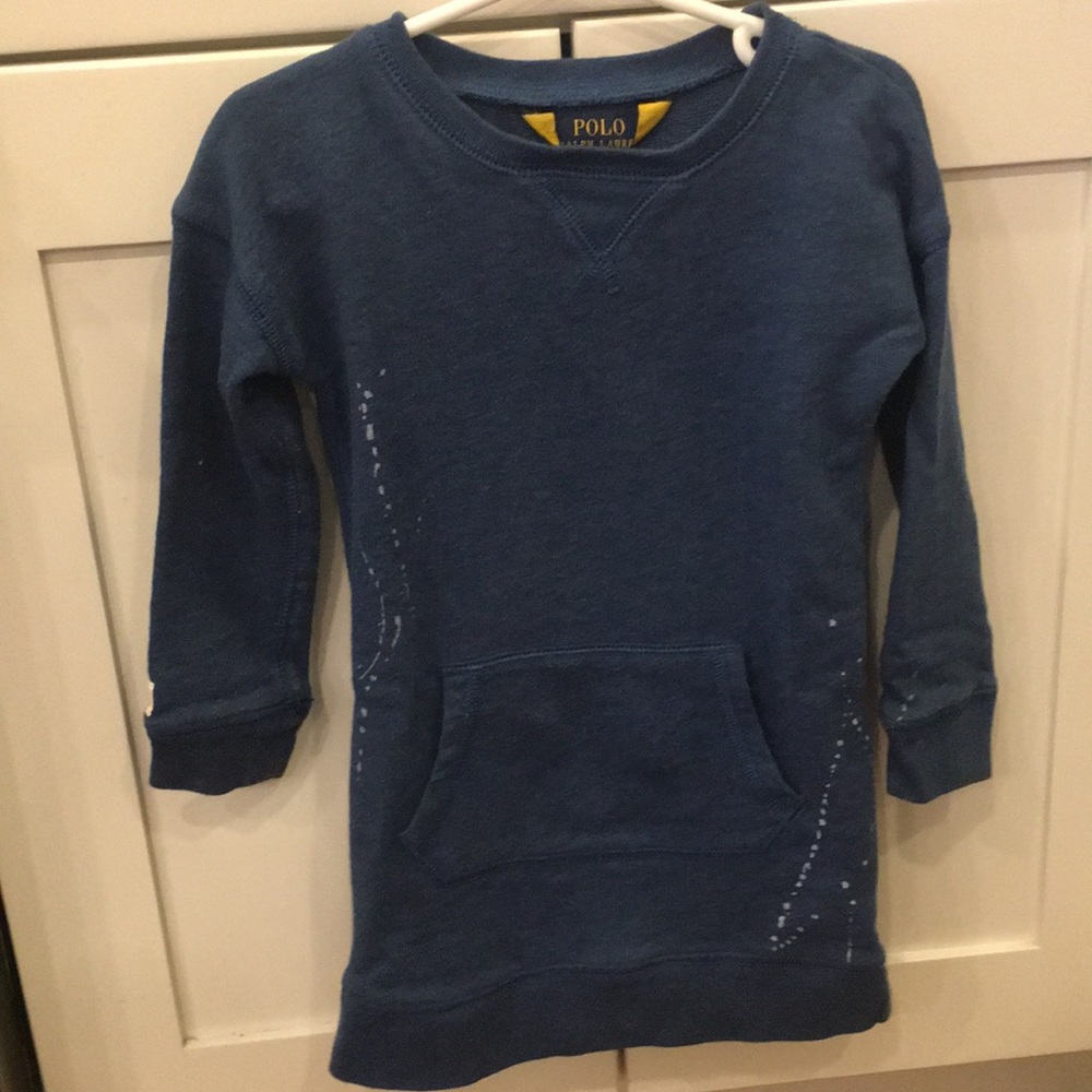 Polo Ralph Lauren Splatter Sweatshirt Dress
